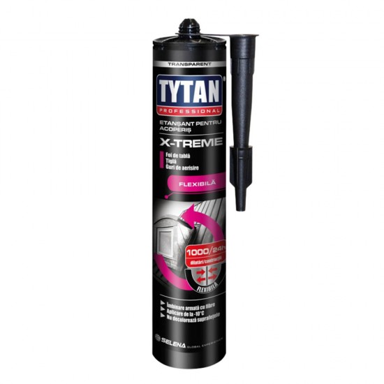 Tytan Etanșant Transparent X-TREME 280ml Tytan Etanșant Transparent X-TREME 280ml